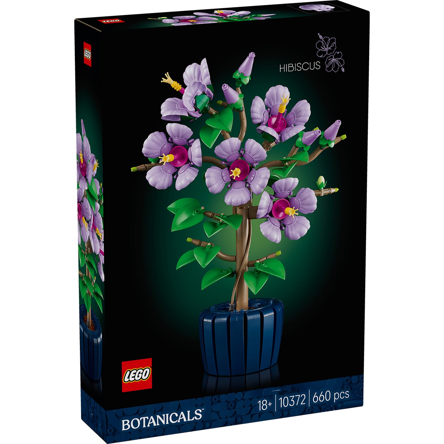 LEGO 10372 Hibiscus - LEGO Icons - Conditie Nieuw LEGO 10372 Hibiscus - LEGO Icons - Conditie Nieuw