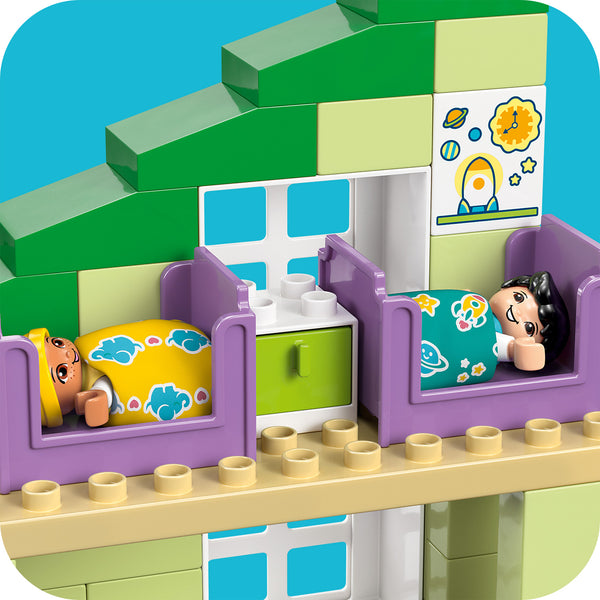 LEGO® DUPLO® Town 3-in-1 Modern Family House with Figures
