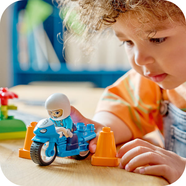 LEGO® DUPLO® Town Blue Police Motorcycle