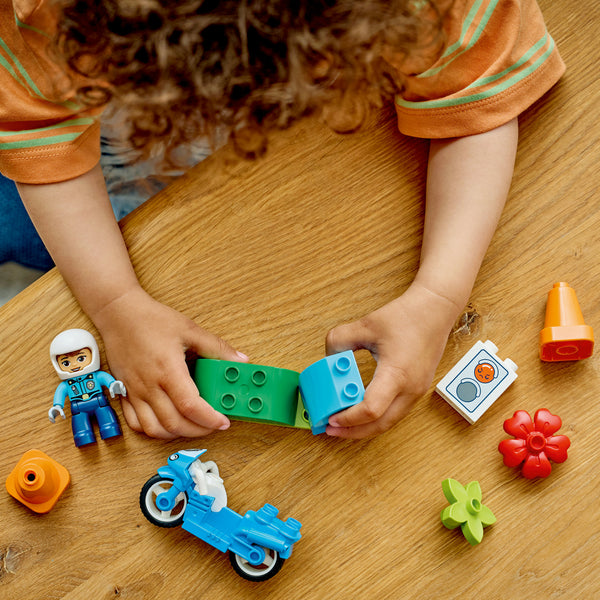 LEGO® DUPLO® Town Blue Police Motorcycle