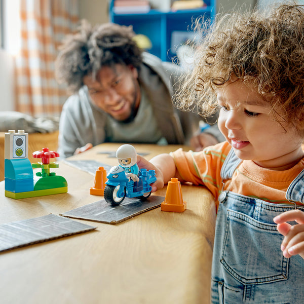LEGO® DUPLO® Town Blue Police Motorcycle