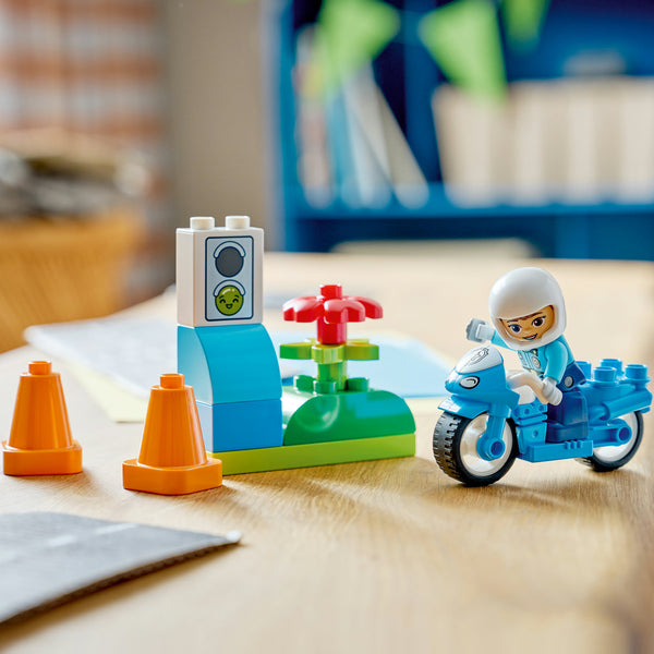 LEGO® DUPLO® Town Blue Police Motorcycle