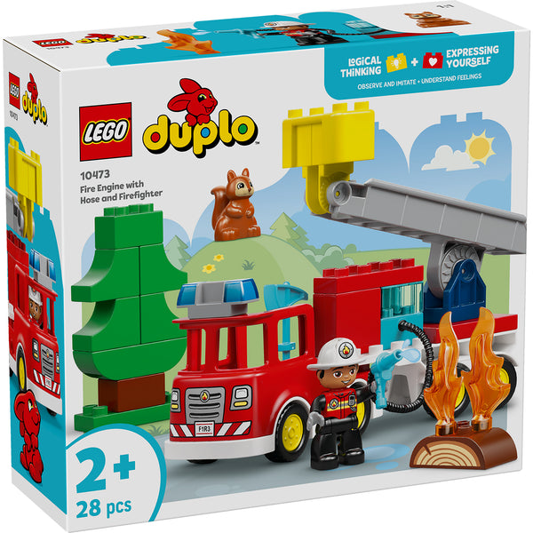 LEGO® DUPLO® Town Fire Truck with Hose and Firefighter