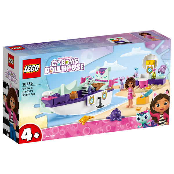 LEGO® Gabby’s Dollhouse Gabby & MerCat's Ship & Spa