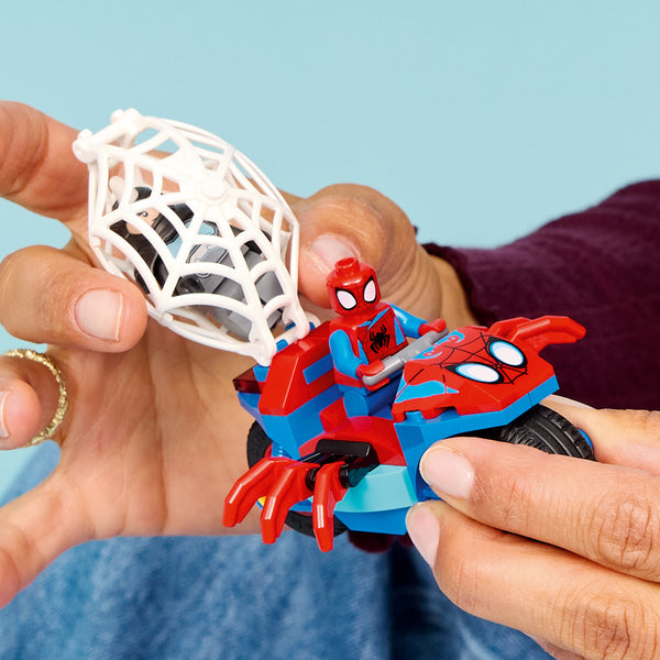 LEGO® | Marvel Spidey And His Amazing Friends Spidey on his Motorcycle vs. Rhino