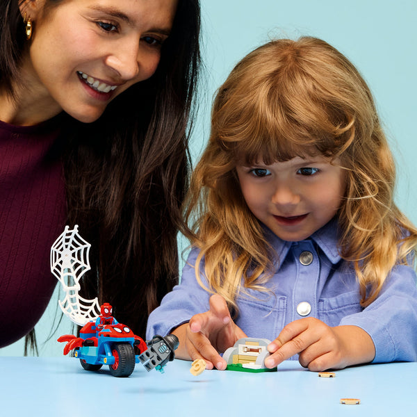 LEGO® | Marvel Spidey And His Amazing Friends Spidey on his Motorcycle vs. Rhino