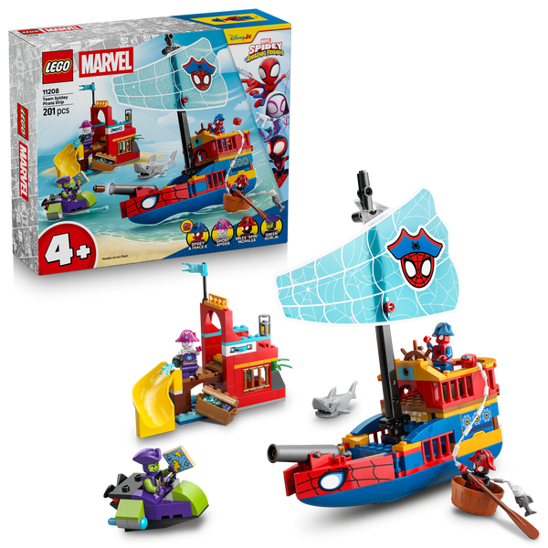 LEGO® | Marvel Spidey And His Amazing Friends Team Spidey Pirate Ship