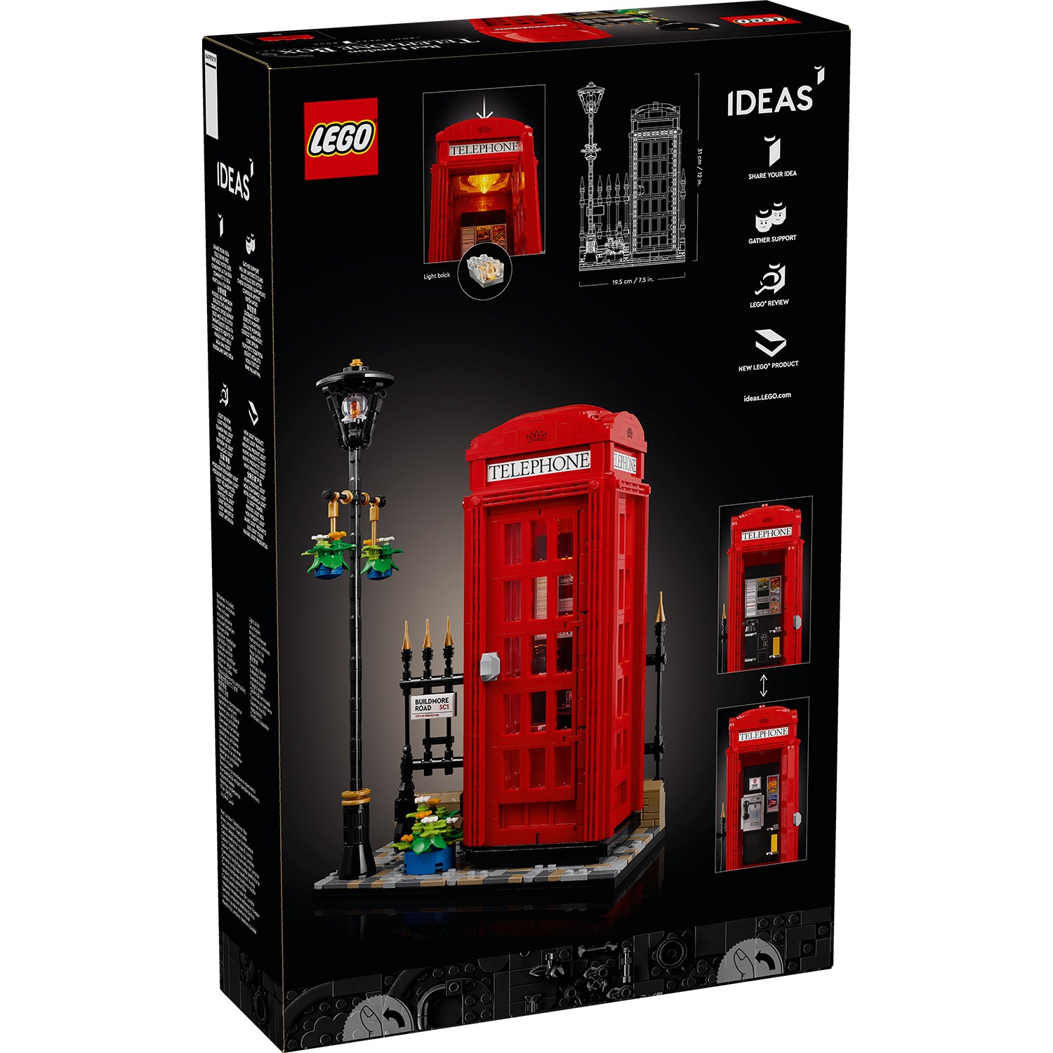 LEGO Ideas Red London Telephone Box AG LEGO Certified Stores