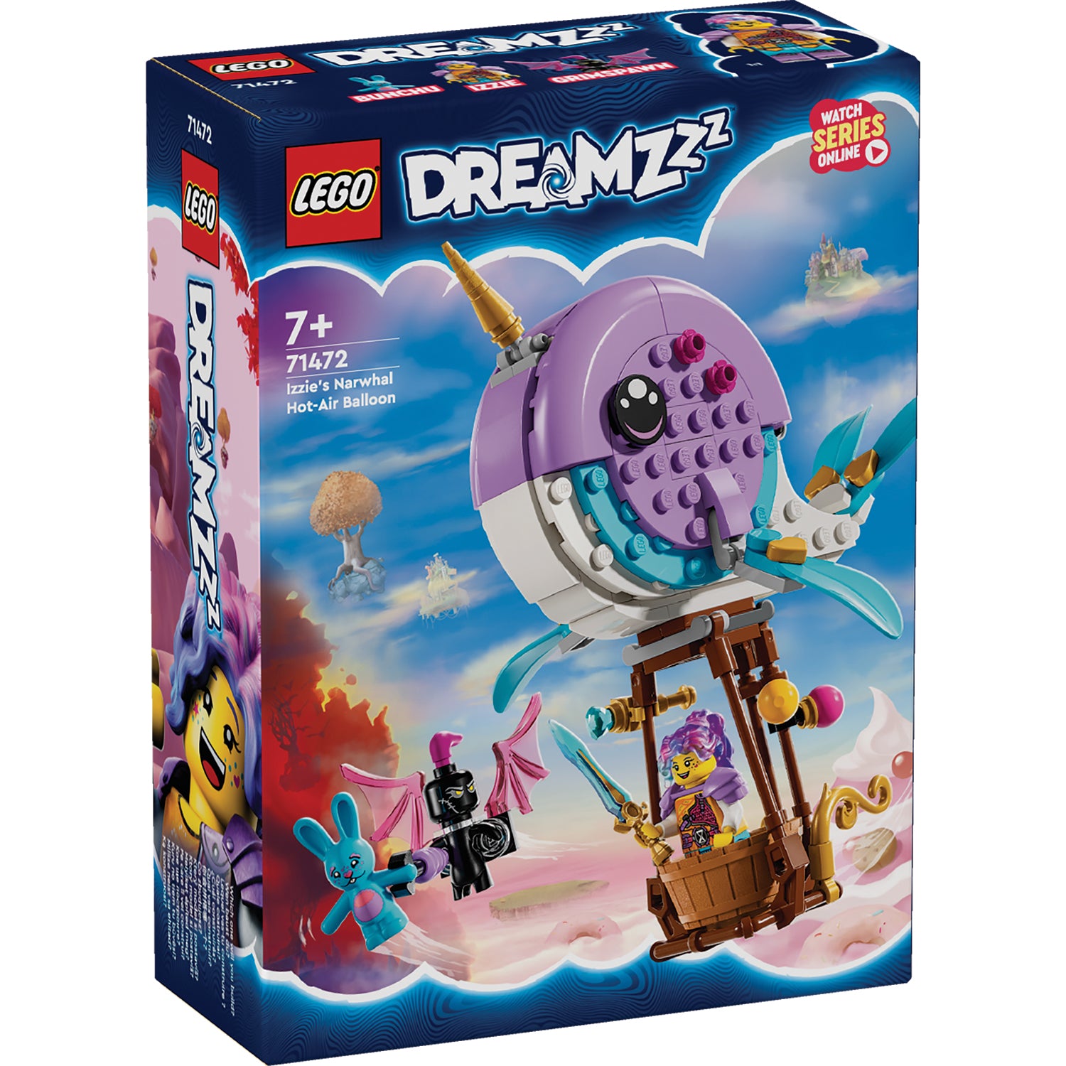 イリュン　セット LEGO® DREAMZzz™ Izzie's Narwhal Hot-Air Balloon – AG LEGO