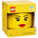 Lego Storage Head (Large) - Girl