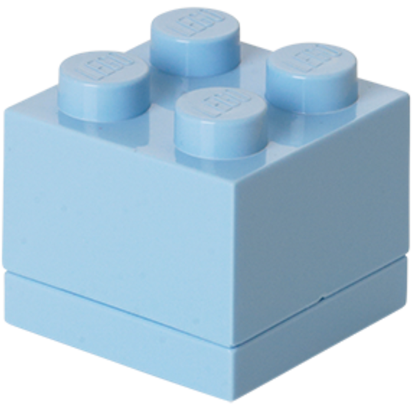 LEGO Mini Box 4  - Light Royal Blue