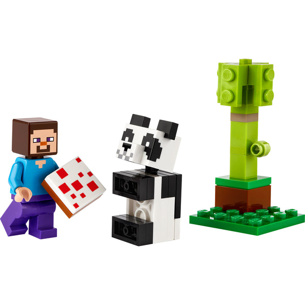 LEGO® Minecraft® Steve and Baby Panda – AG LEGO® Certified Stores