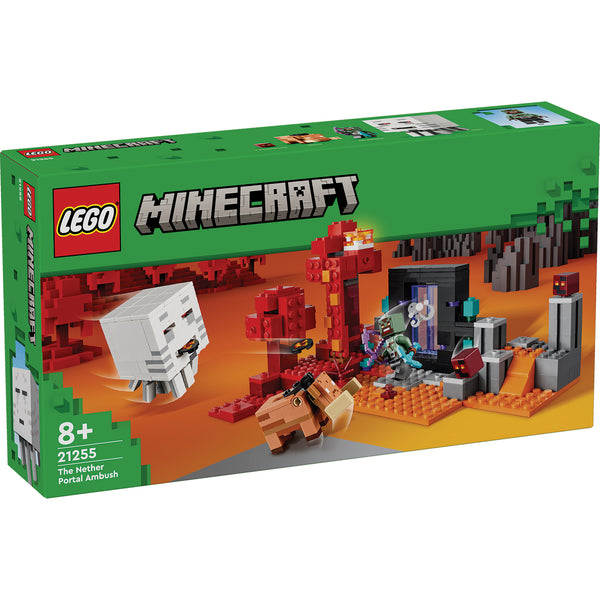 LEGO® Minecraft® The Nether Portal Ambush – AG LEGO® Certified Stores