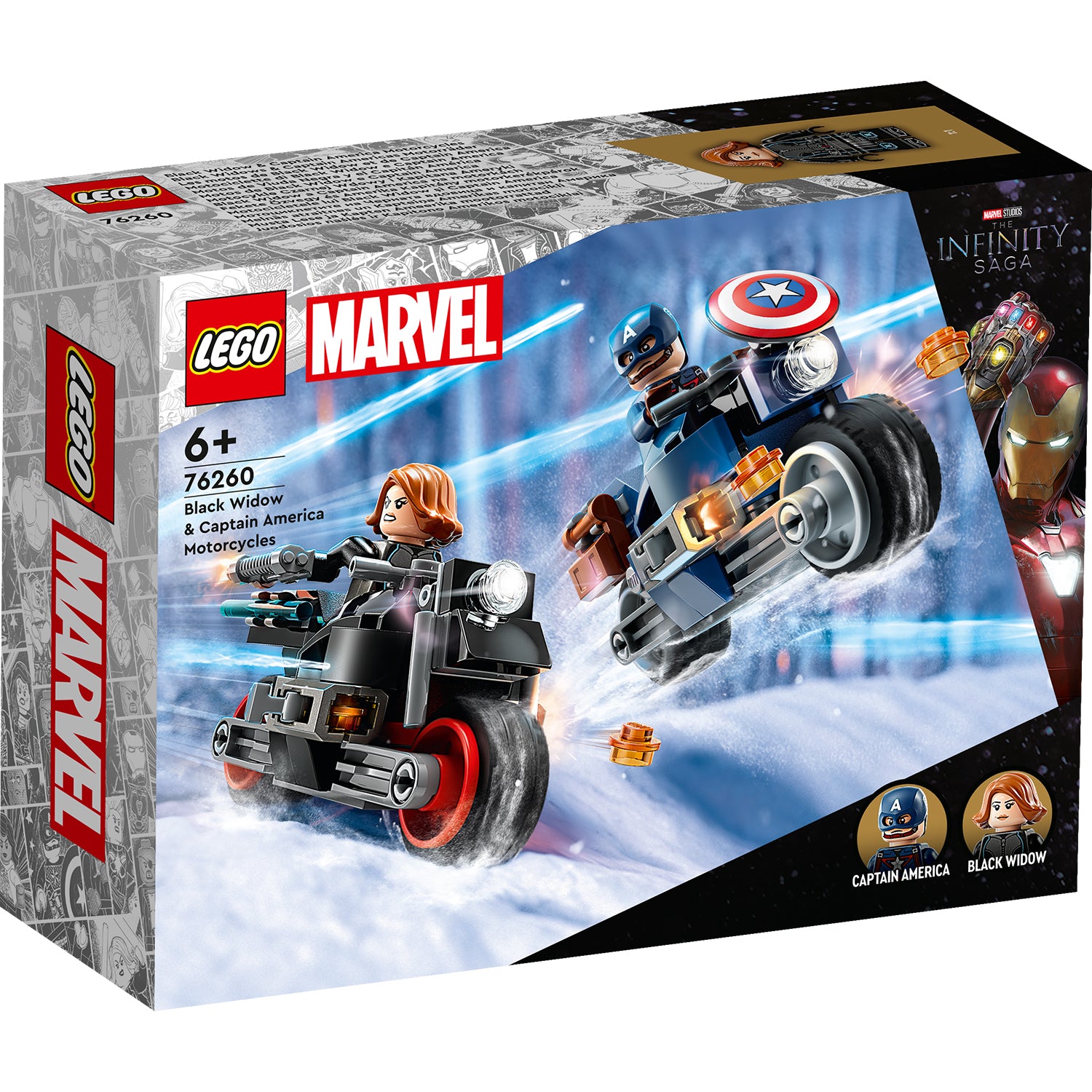 LEGO® Marvel Black Widow & Captain America Motorcycles – AG LEGO ...