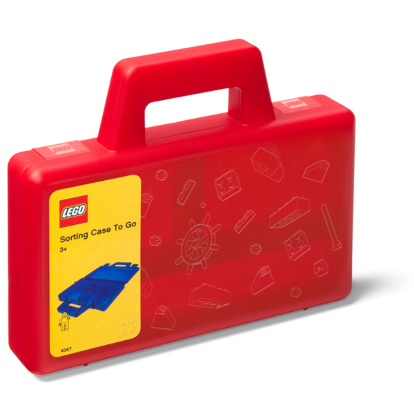 LEGO Sorting Case To Go - Red