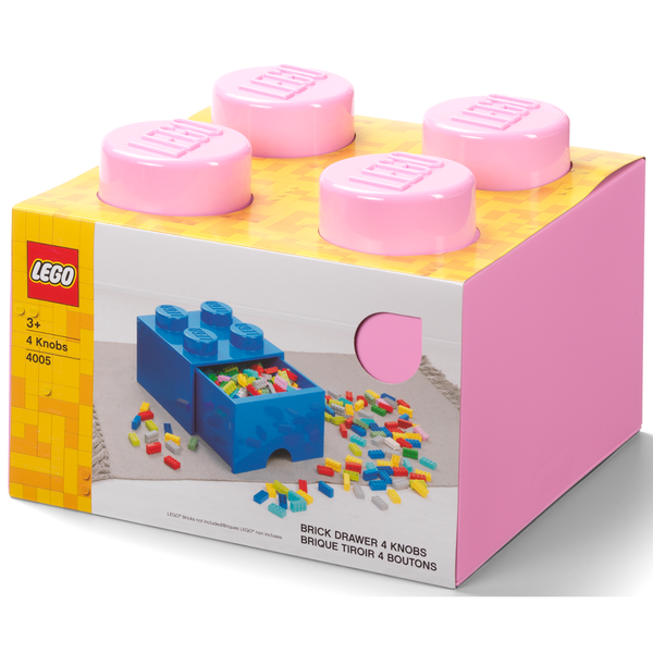LEGO Brick Drawer 4 - Light Pink