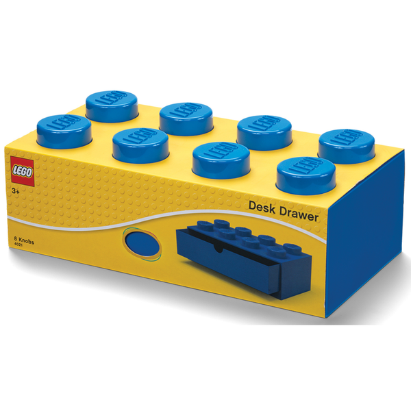 LEGO Desk Drawer 8 - Blue