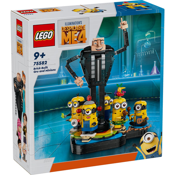 LEGO® Despicable Me 4 Brick-Built Gru and Minions