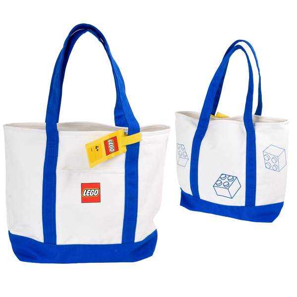LEGO® Blue Cotton Tote Bag