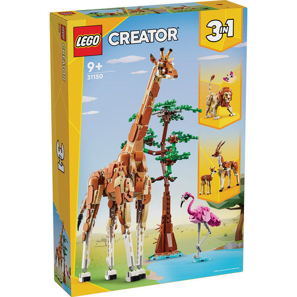 LEGO® Creator 3-in-1 Wild Safari Animals – AG LEGO® Certified Stores