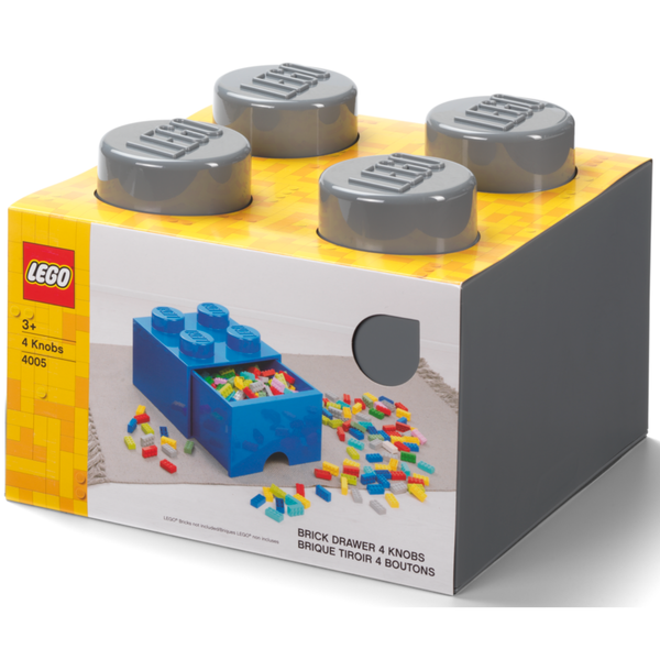 LEGO® Brick Drawer 4 - Dark Stone Grey