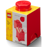 LEGO Storage Brick 1 Stud Square - Red