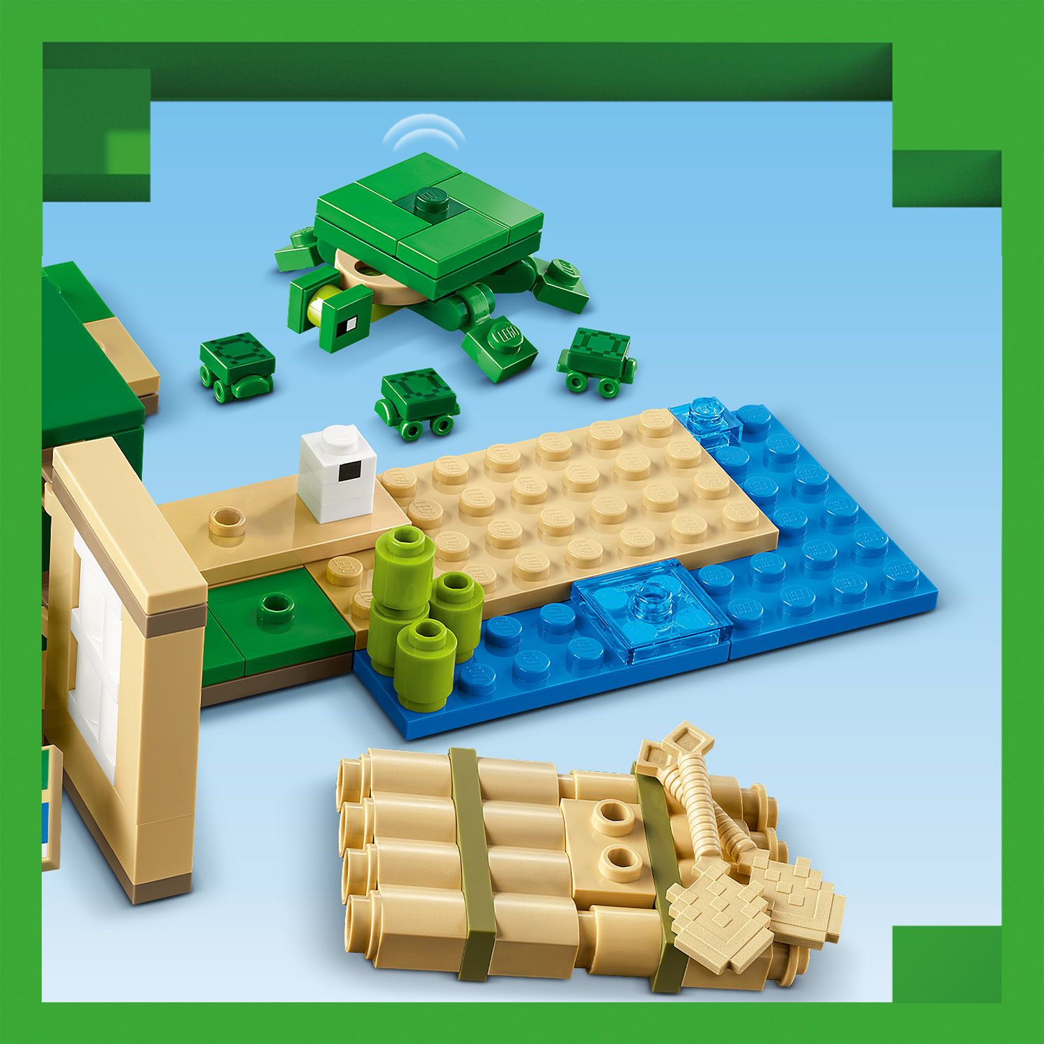 Lego best sale minecraft turtle