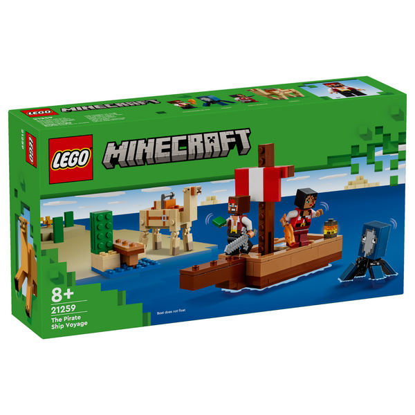 LEGO Minecraft The Pirate Ship Voyage AG LEGO Certified Stores