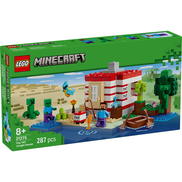 LEGO® Minecraft® The TNT Jungle House – AG LEGO® Certified Stores