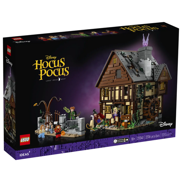 LEGO Ideas Disney Hocus Pocus The Sanderson Sisters Cottage AG LEGO Certified Stores