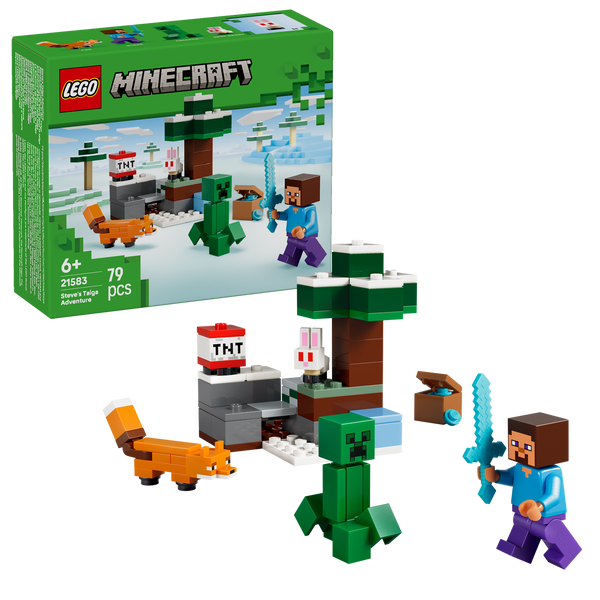 LEGO® Minecraft® Steve’s Taiga Adventure