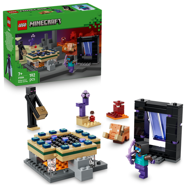 LEGO® Minecraft® Nether & End Portal Journey