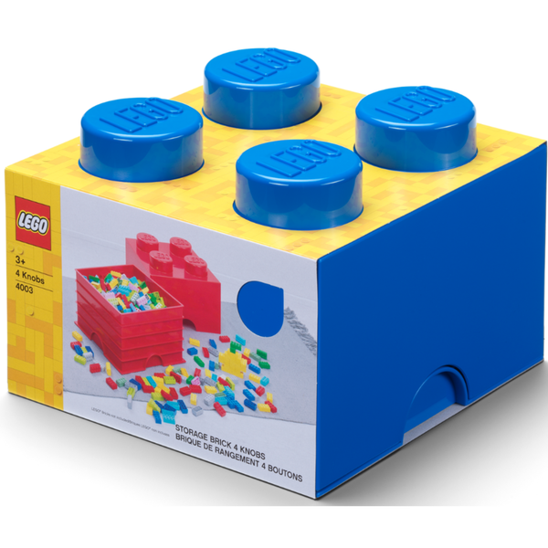 LEGO Storage Brick 4 Stud - Blue