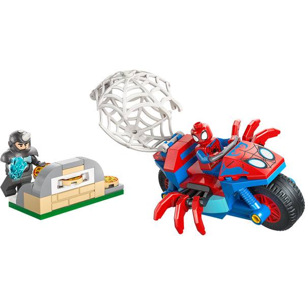 LEGO® | Marvel Spidey And His Amazing Friends Spidey on his Motorcycle vs. Rhino