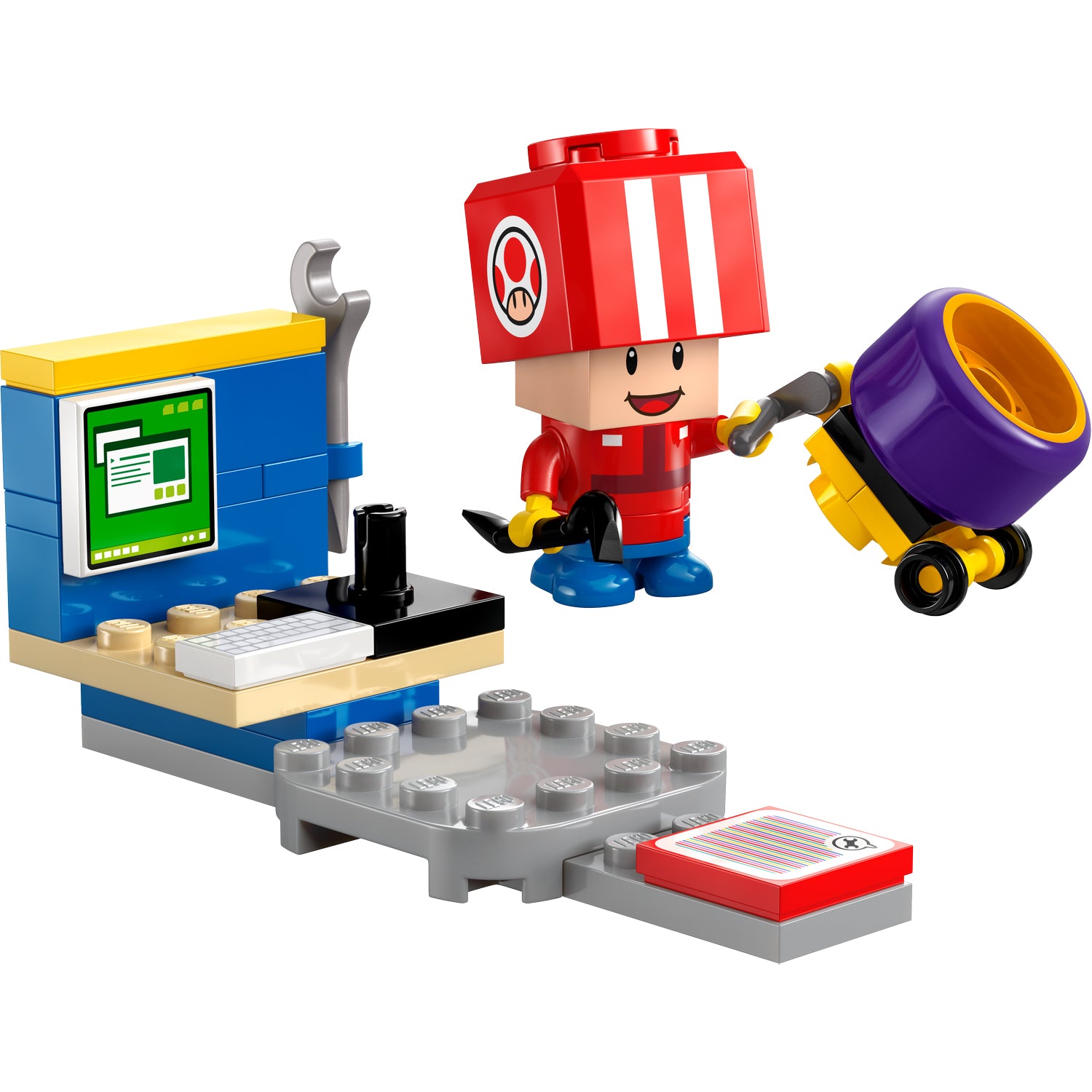 LEGO® Super Mario™ Mario Kart™ – Toad (Pit Crew) – AG LEGO