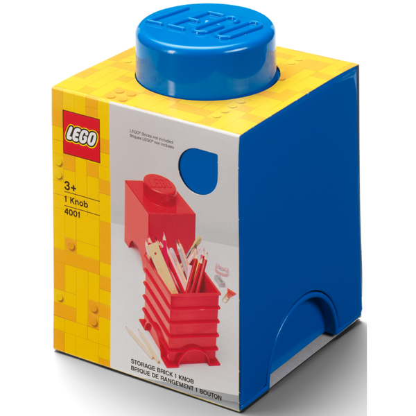 LEGO Storage Brick 1 Stud Square - Blue
