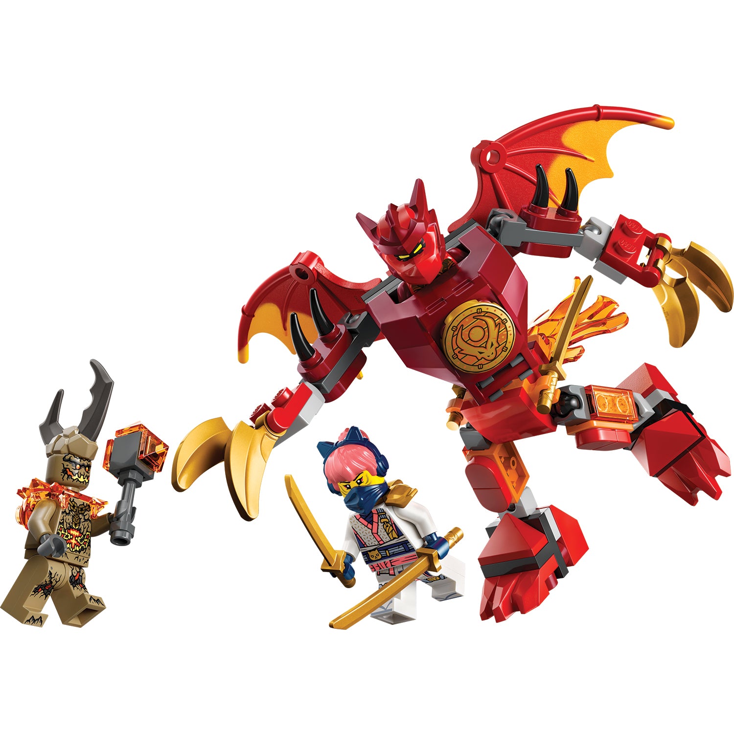 魔導火　ガイ LEGO® NINJAGO® Kai's Dragon Mech Battle Pack – AG LEGO® Certified