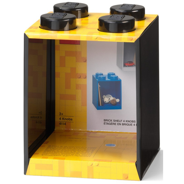 LEGO® 4-Stud Brick Shelf - Black