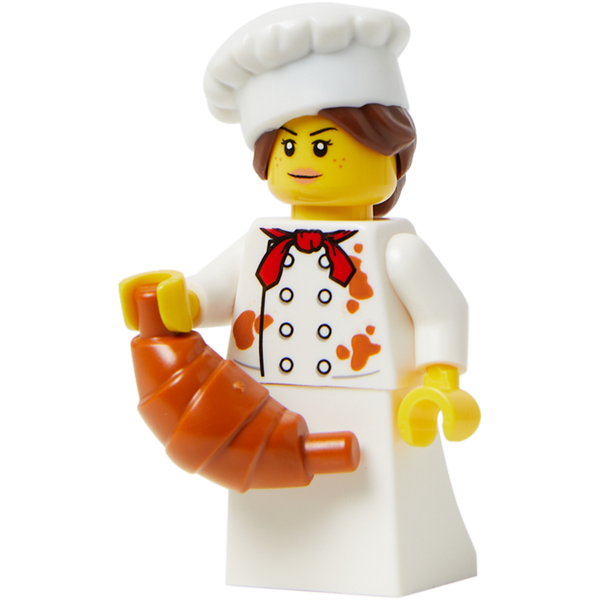 Minifigure Happy French Baker