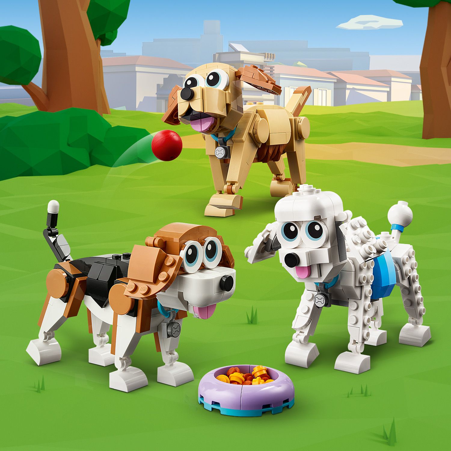 Lego sale dog set