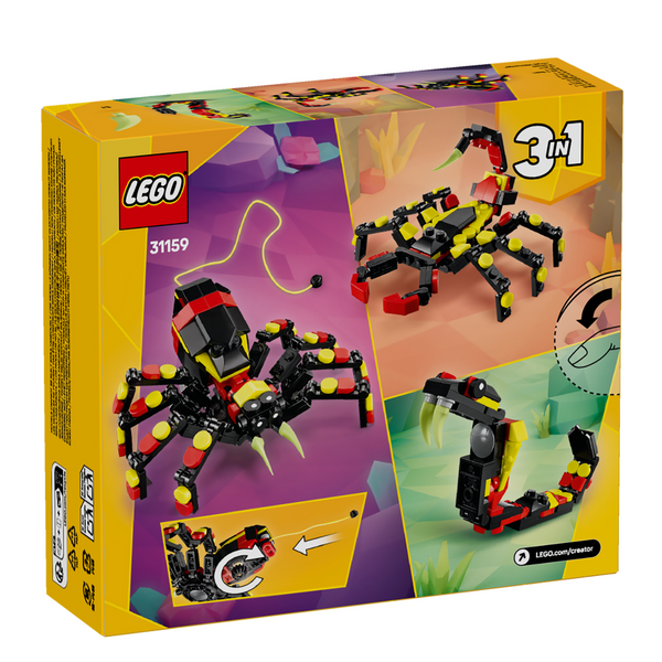 LEGO® Creator 3-in-1 Wild Animal: Surprising Spider – AG LEGO LEGO® Creator 3-in-1 Wild Animal: Surprising Spider – AG LEGO
