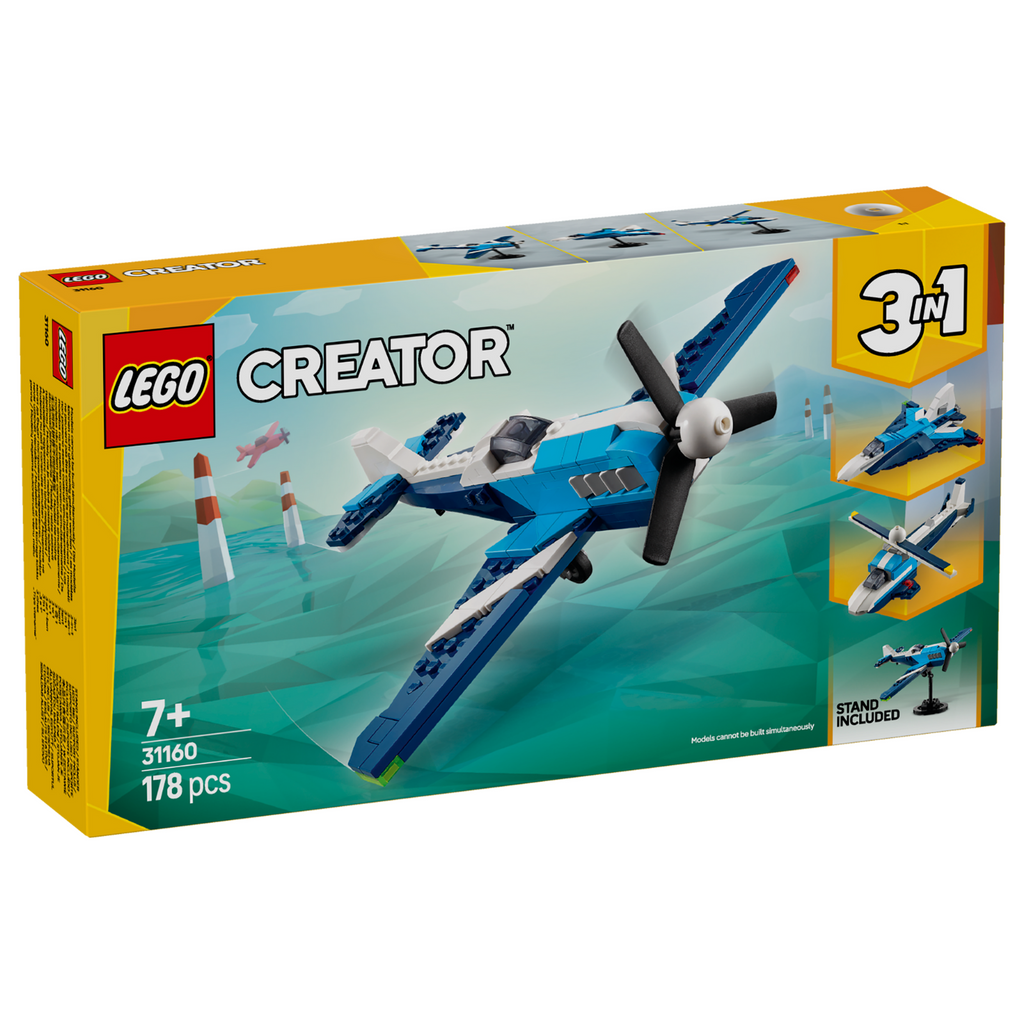 LEGO® Creator 3-in-1 Aircraft: Race Plane – AG LEGO® Certified Stores