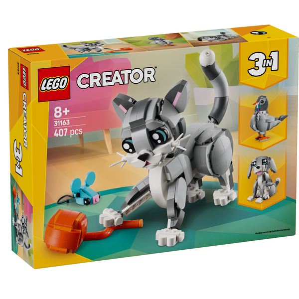 にゃん LEGO® Creator 3-in-1 Playful Cat – AG LEGO® Certified Stores
