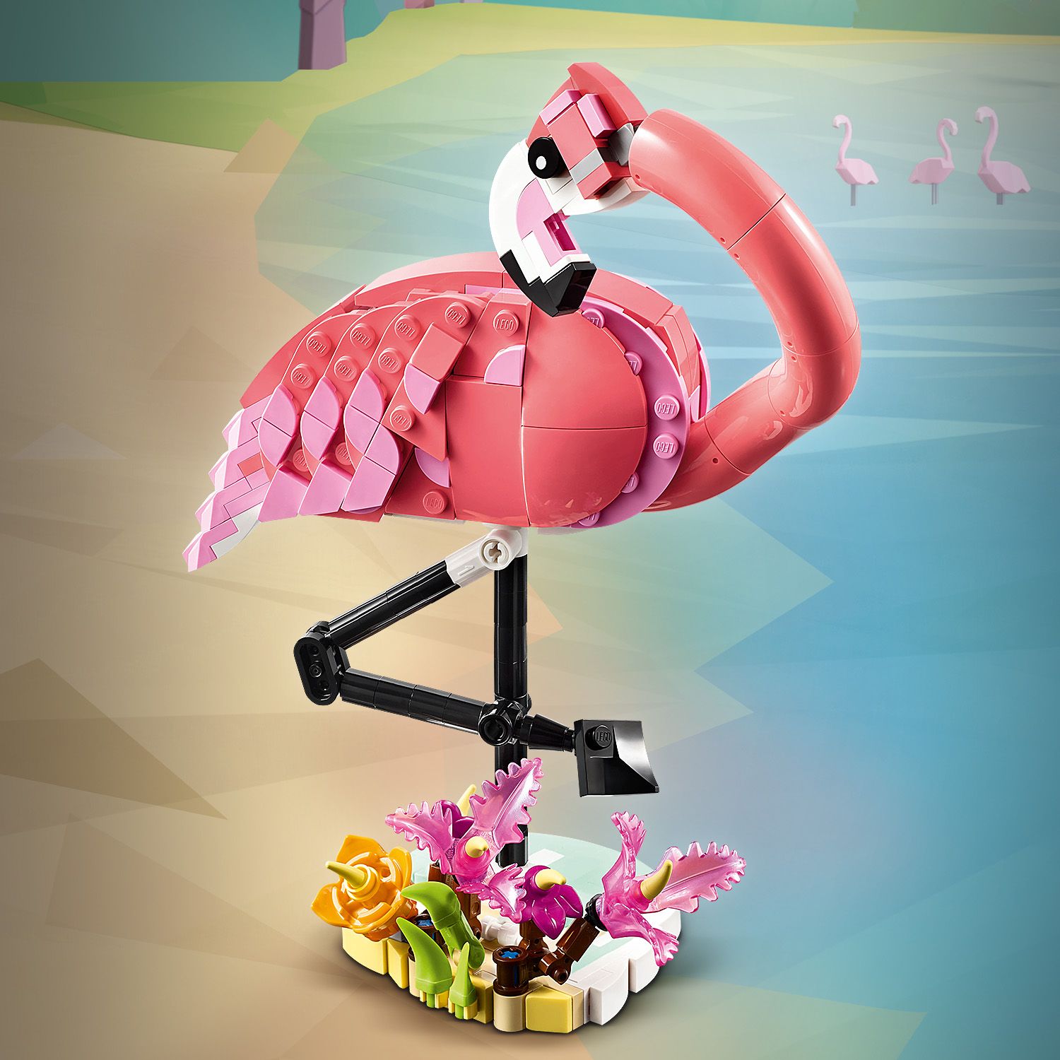 LEGO® Creator 3-in-1 Wild Animals: Pink Flamingo – AG LEGO