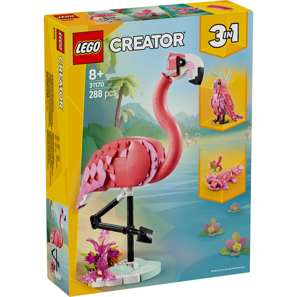 LEGO® Creator 3-in-1 Wild Animals: Pink Flamingo – AG LEGO