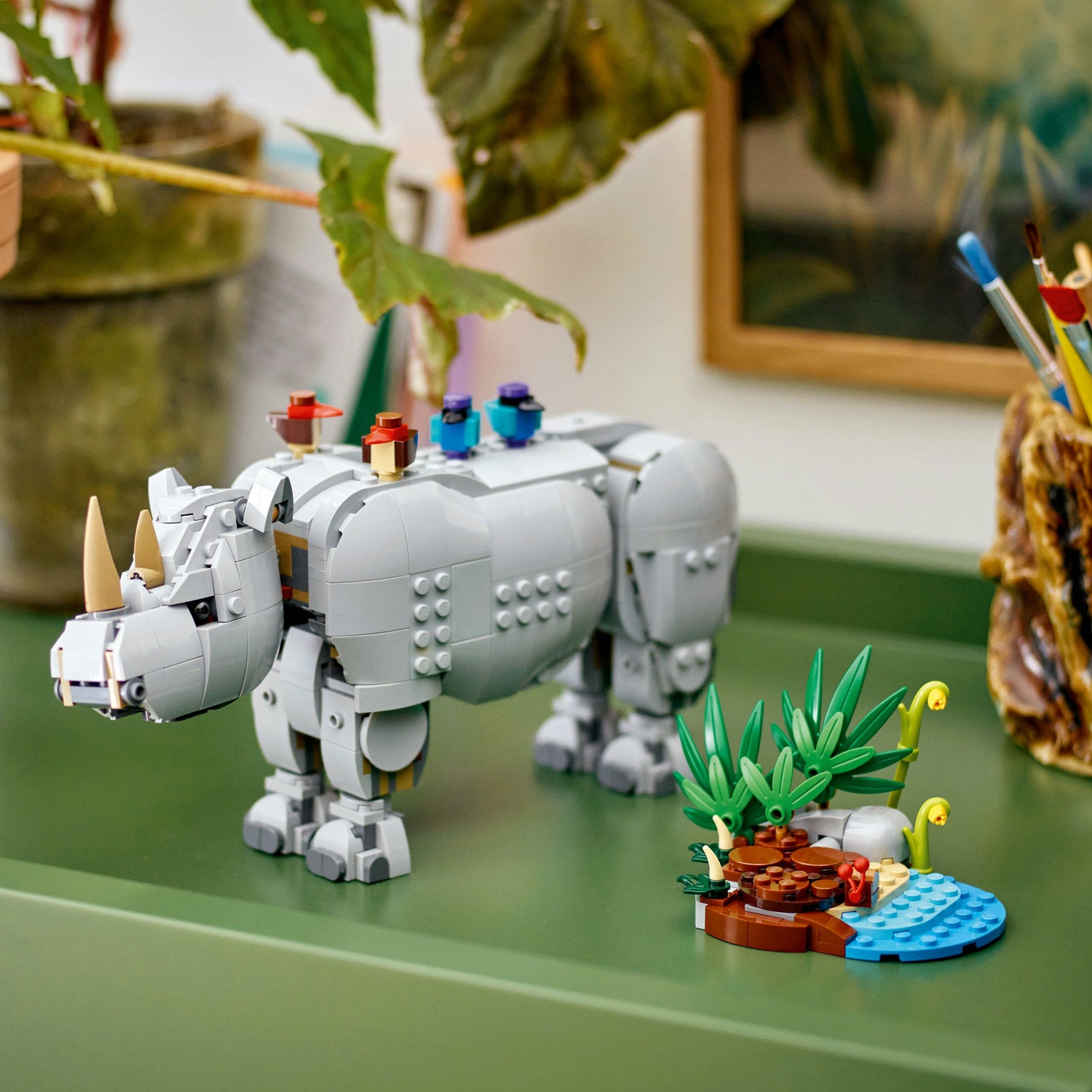 LEGO® Creator 3-in-1 Wild Animals: Majestic Rhino with Birds – AG