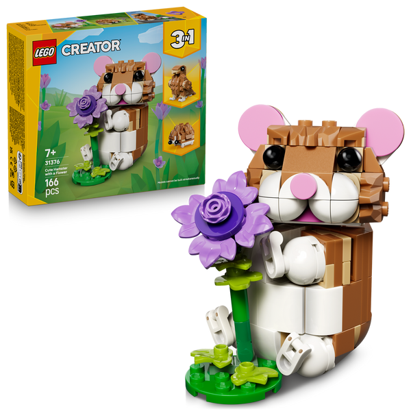LEGO® Creator 3-in-1 Cute Hamster with a Flower