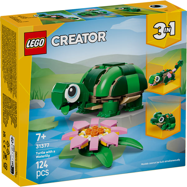 LEGO® Creator 3-in-1 Turtle with a Water Lily Flower
