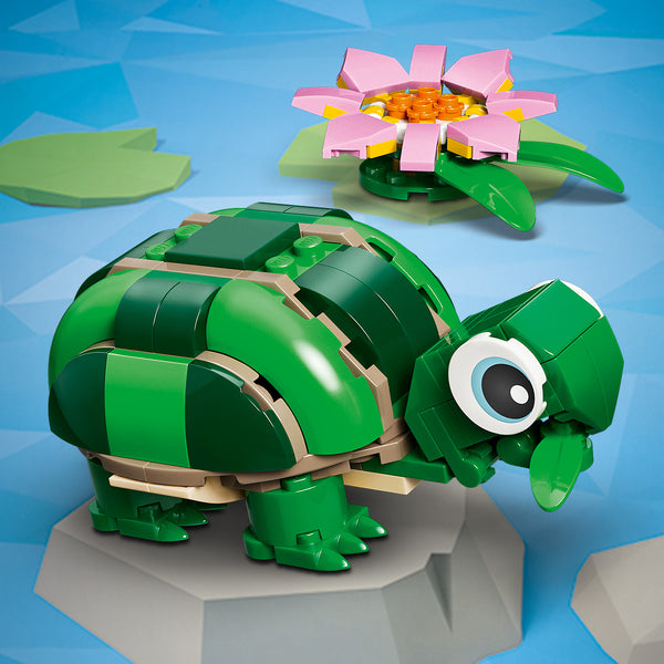 LEGO® Creator 3-in-1 Turtle with a Water Lily Flower