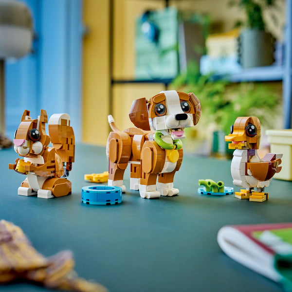 LEGO® Creator 3-in-1 Cute Animals: Playful Puppy Dog